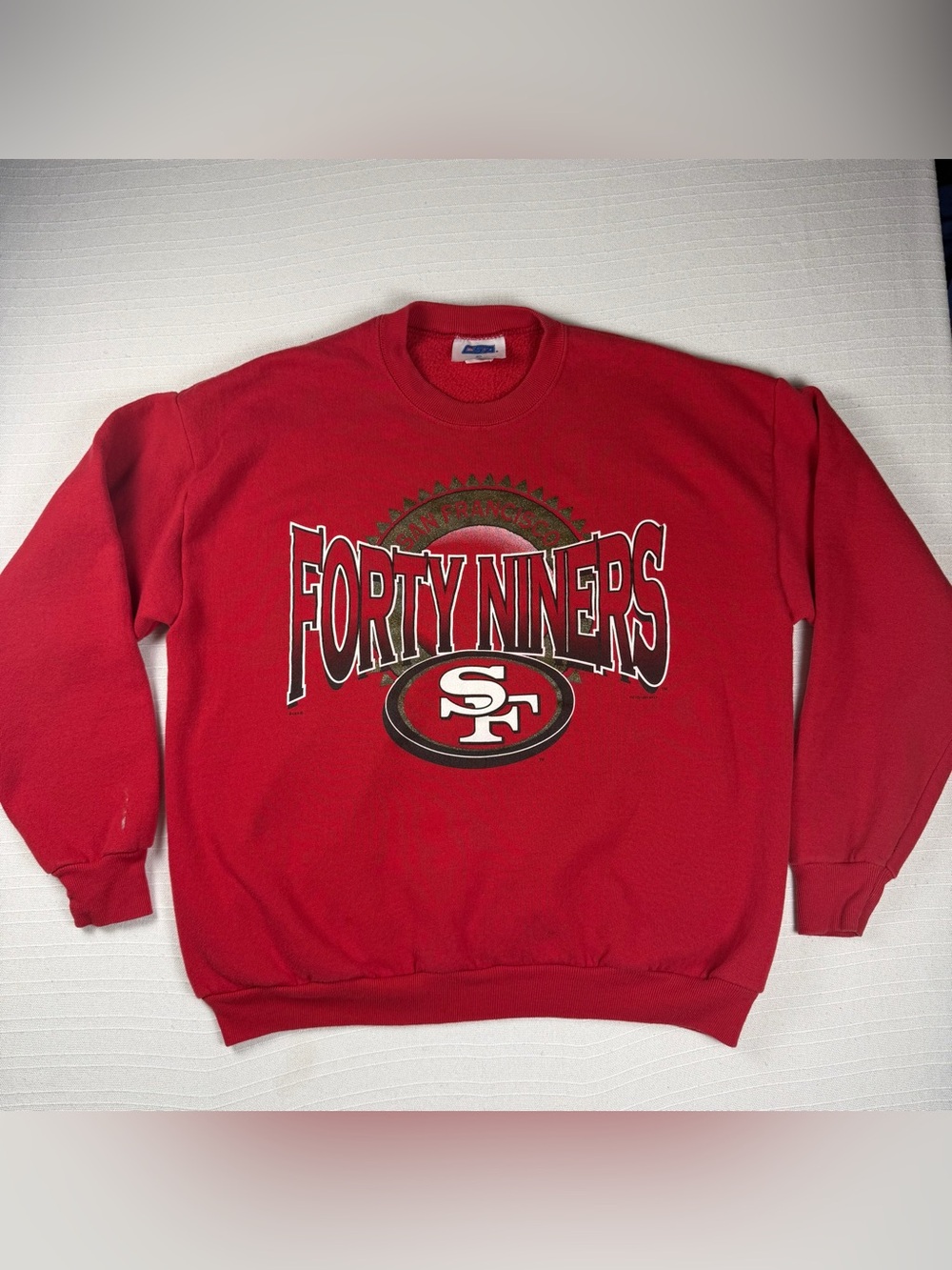 Vintage 1990s San Francisco 49ers NFL Crewneck Sweatshirt XL Made in USA